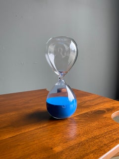 Blaues modernistisches Sanduhr, 1990er Jahre