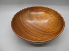Modernist Bob Stocksdale Jenisero Wood California Design Turned Art Bowl Vessel