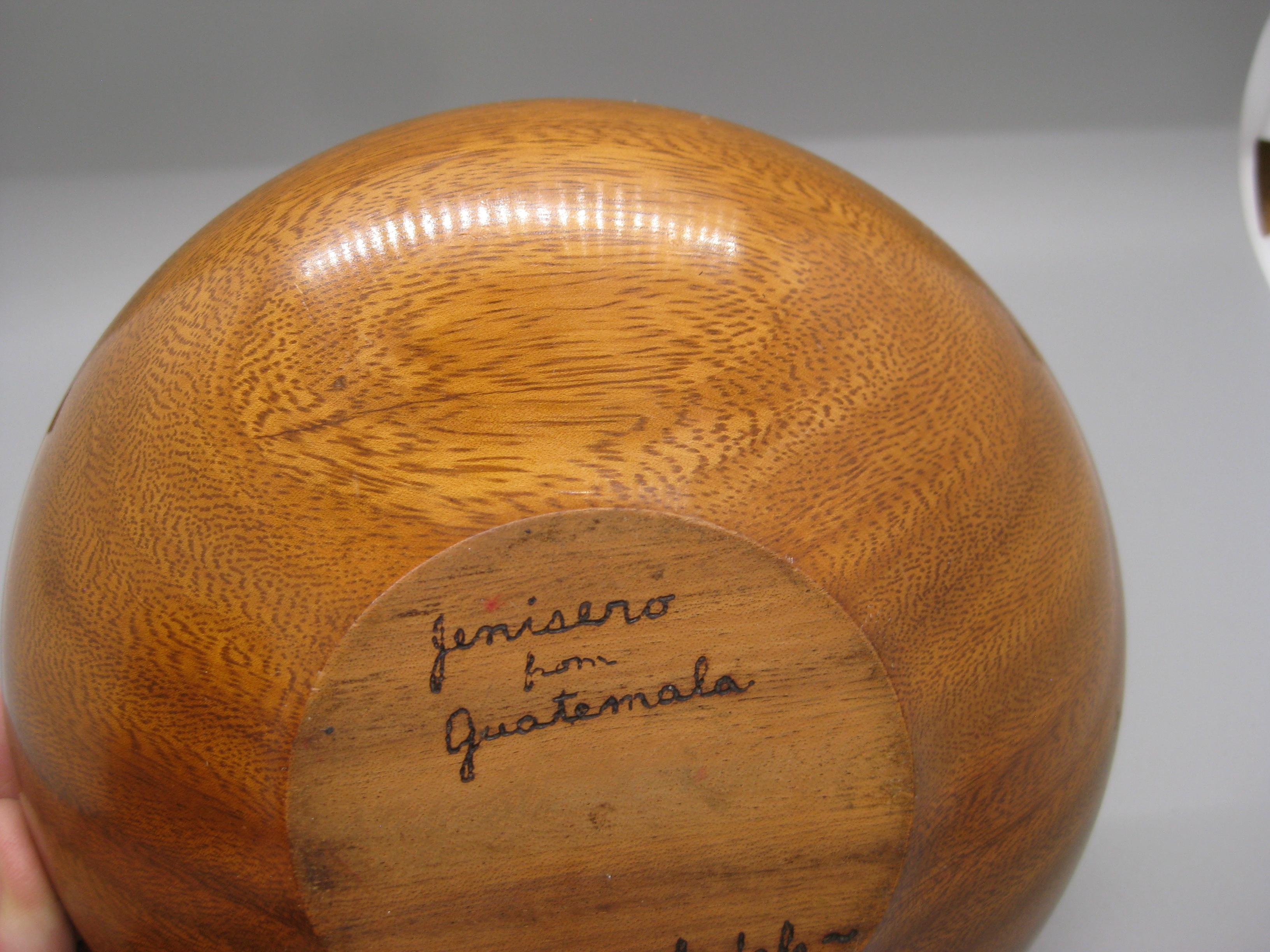 Bol art moderniste Bob Stocksdale Jenisero en bois de Californie tourné en vente 2