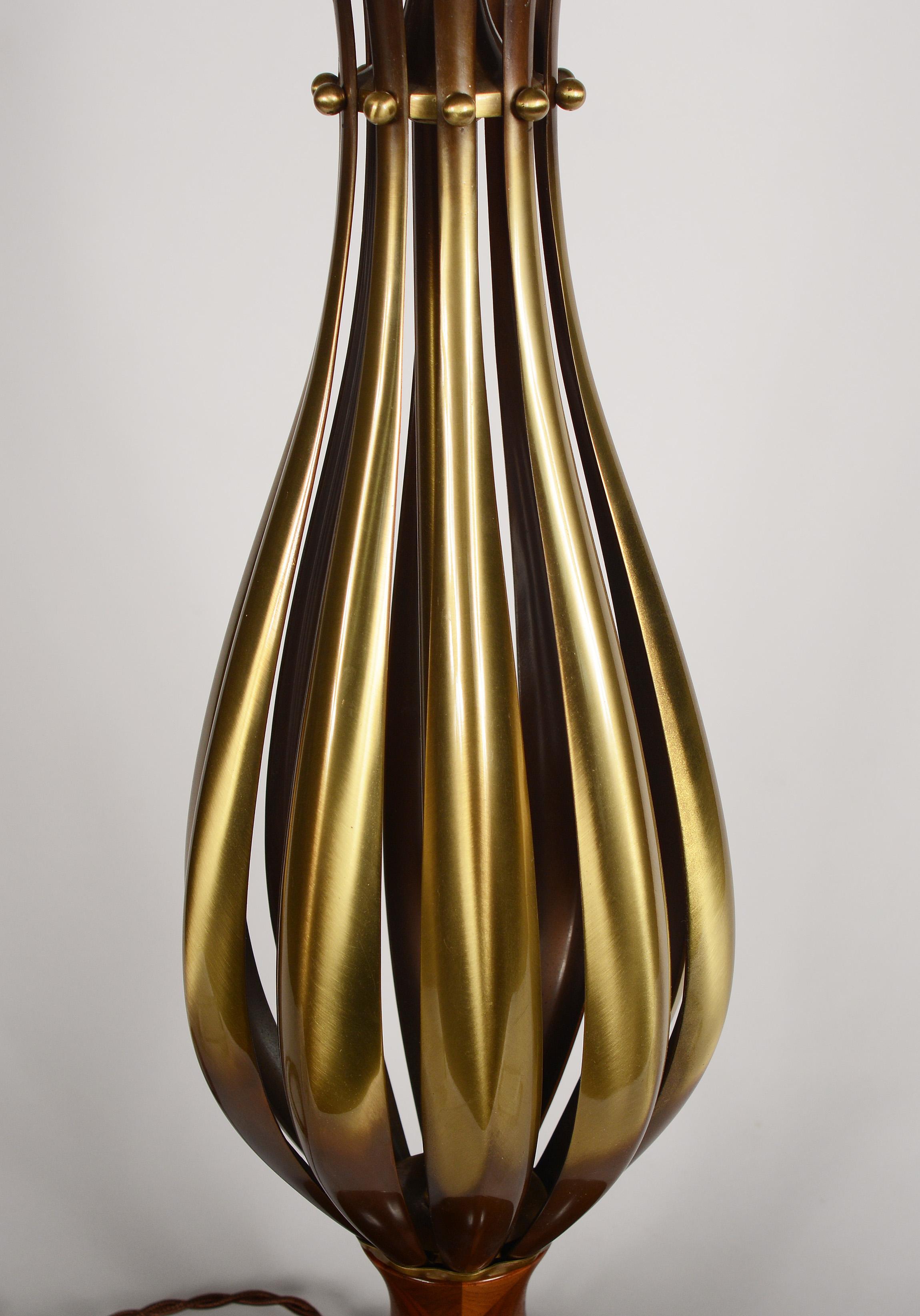rembrandt brass lamp