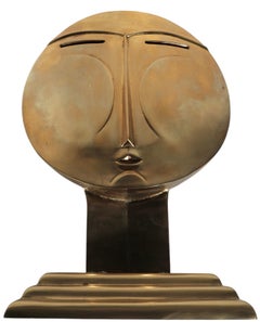 Buste moderniste attribué à Oswaldo Guayasamin vers les années 1970/80