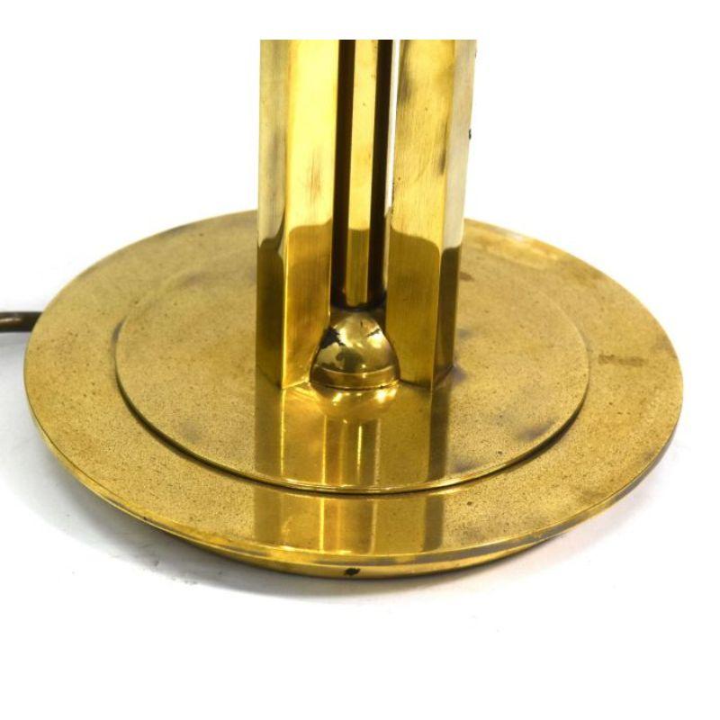 20th Century Modernist Brass Desk Lamp For Sale