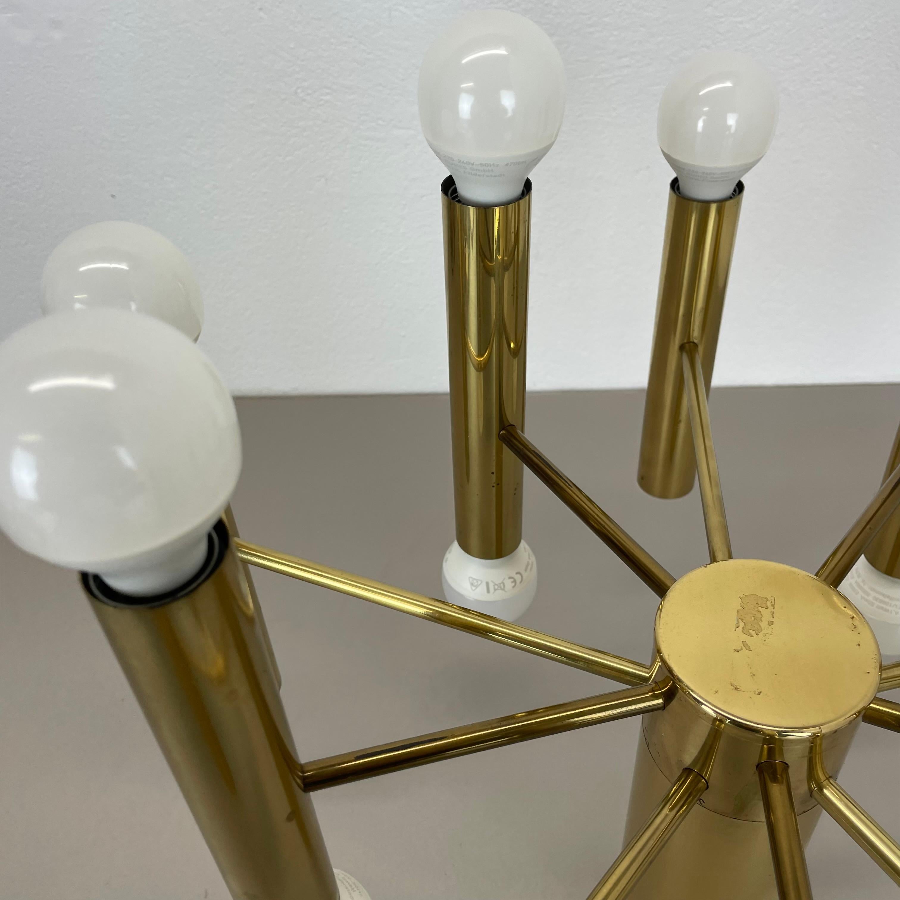 20ième siècle Grand plafonnier moderniste de style Stilnovo Sciolari, Italie, 1970 en vente