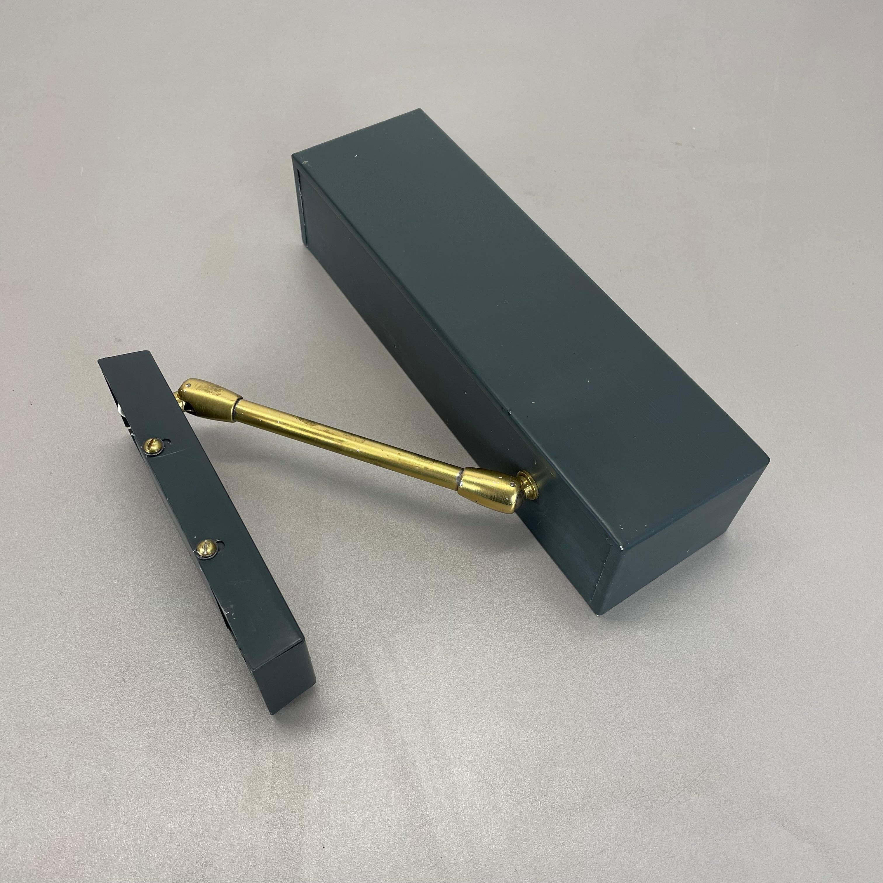 Modernist Brass Metal adjustable Wall Light in MATEGOT Style, Germany 1950s For Sale 8