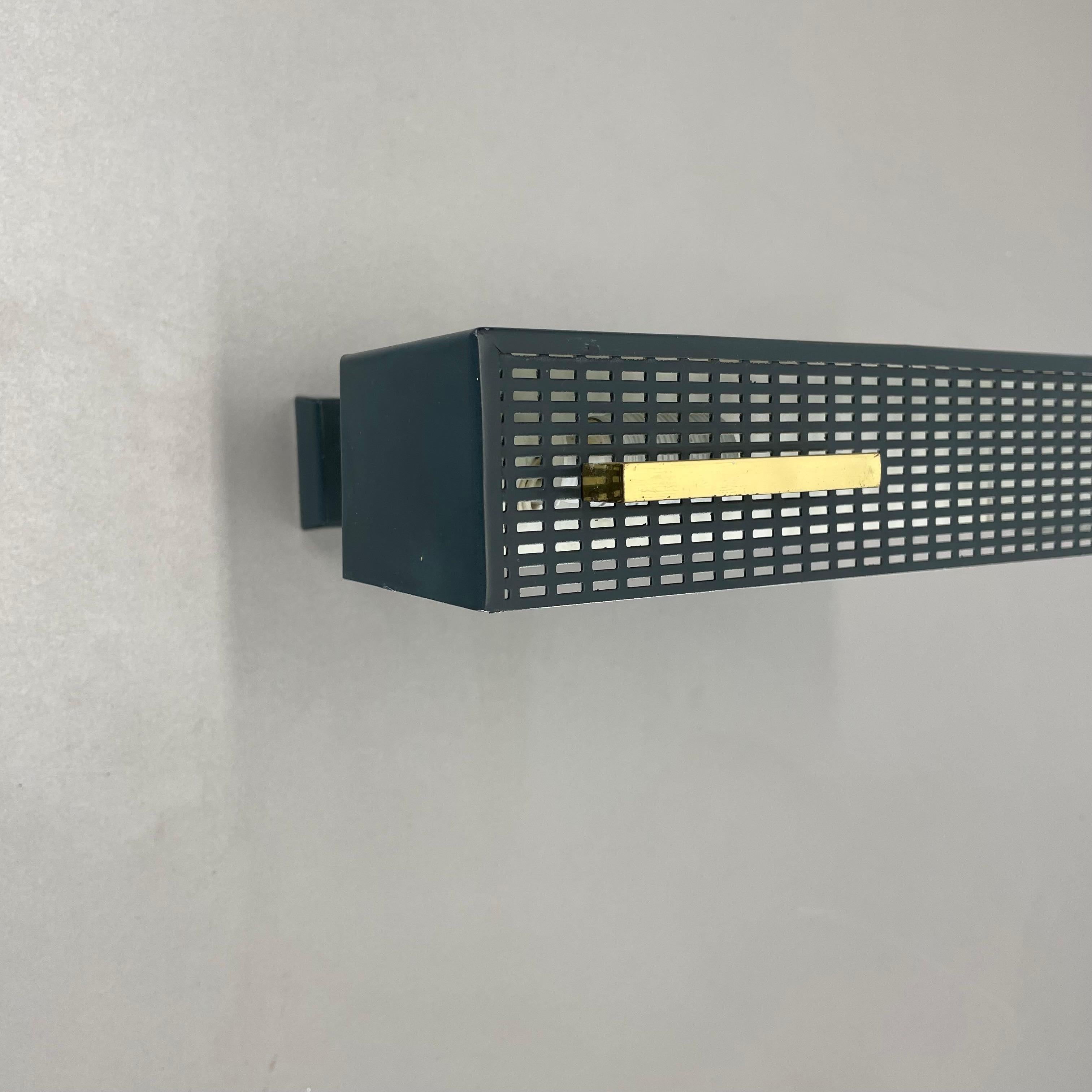 Modernist Brass Metal adjustable Wall Light in MATEGOT Style, Germany 1950s For Sale 1