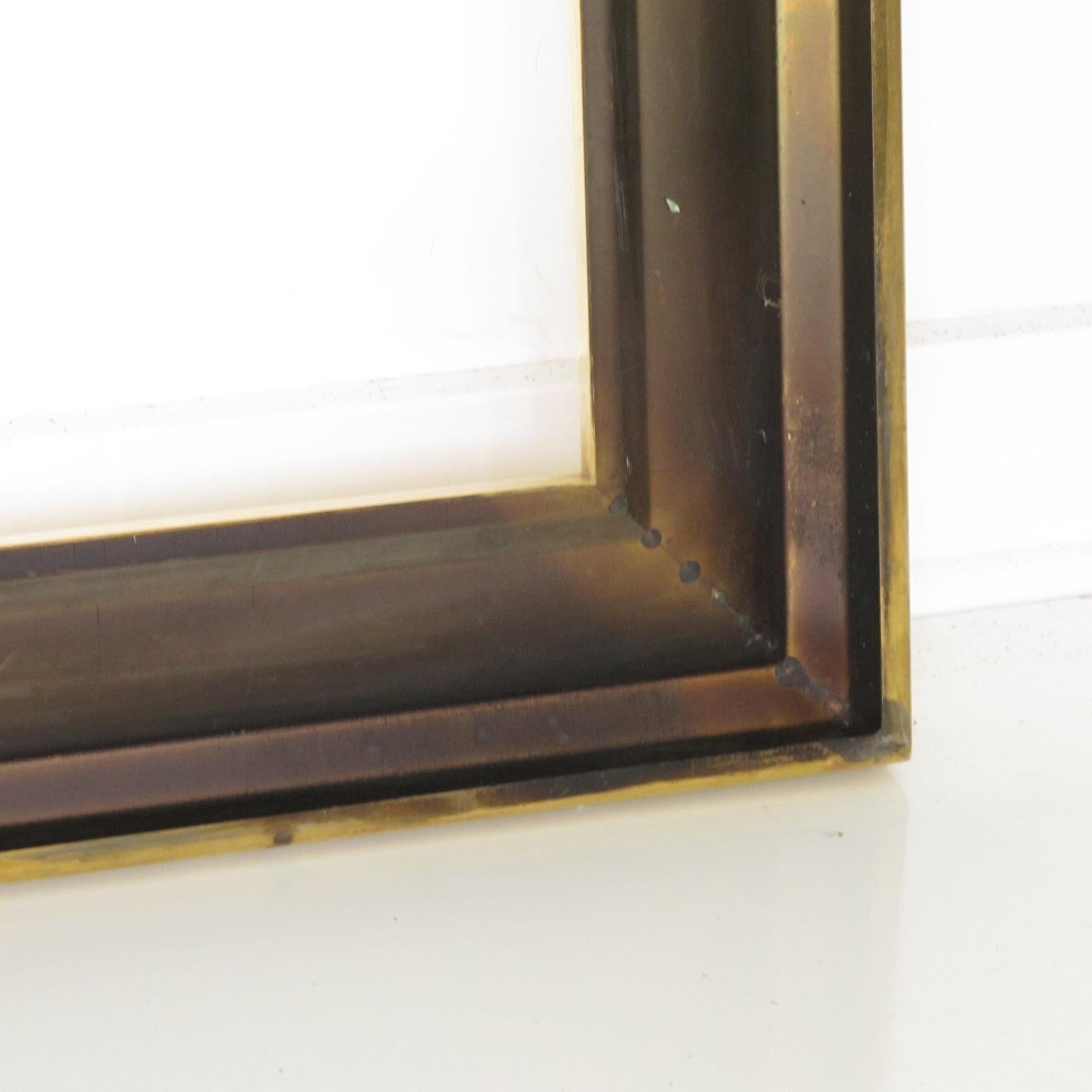 Modernist Messing Metallrahmen für Malerei, Zeichnung oder Spiegel Projekt im Angebot 1