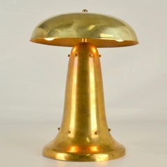 Modernist Brass Table Lamp Art Deco Dutch 1920's