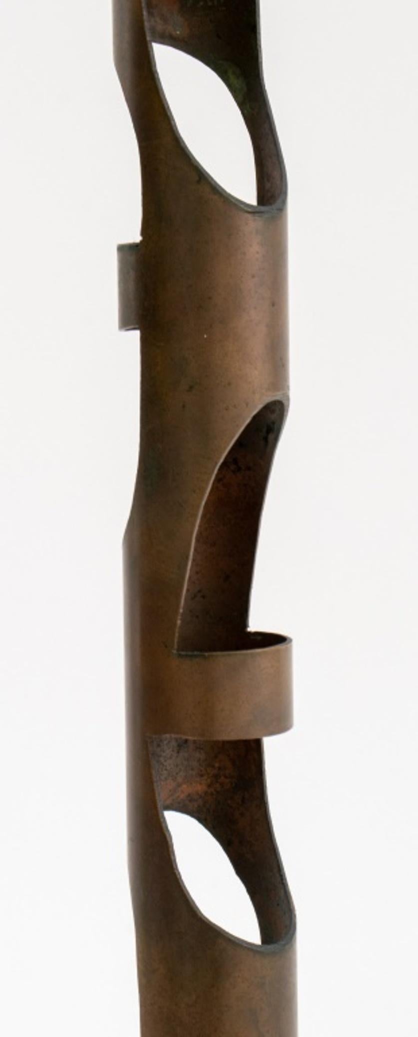 20th Century Modernist Brass Sculpture, 1980s