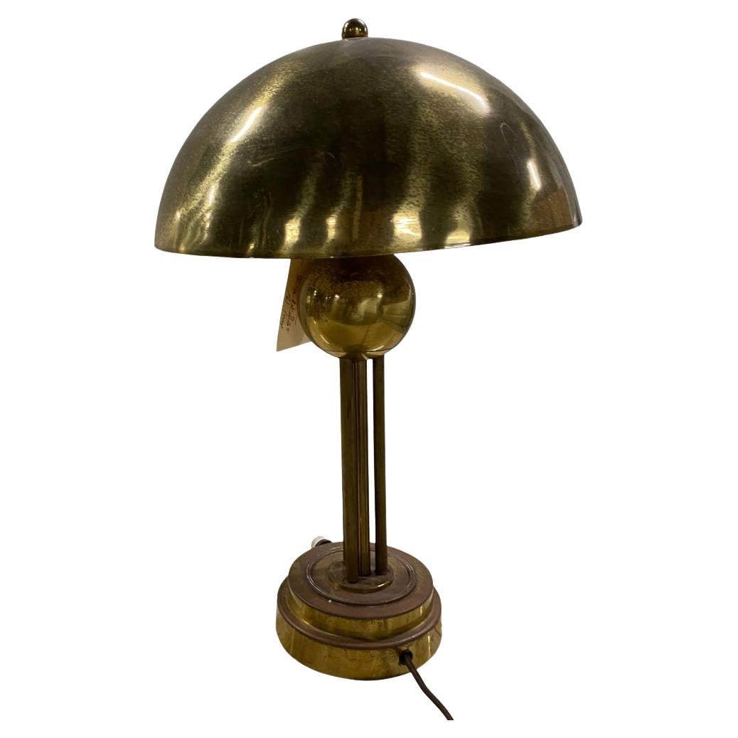 Modernist Brass Table Lamp For Sale