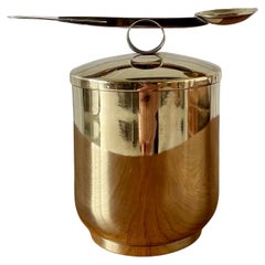 Modernist Brass Tea Caddy by Hayno Focken