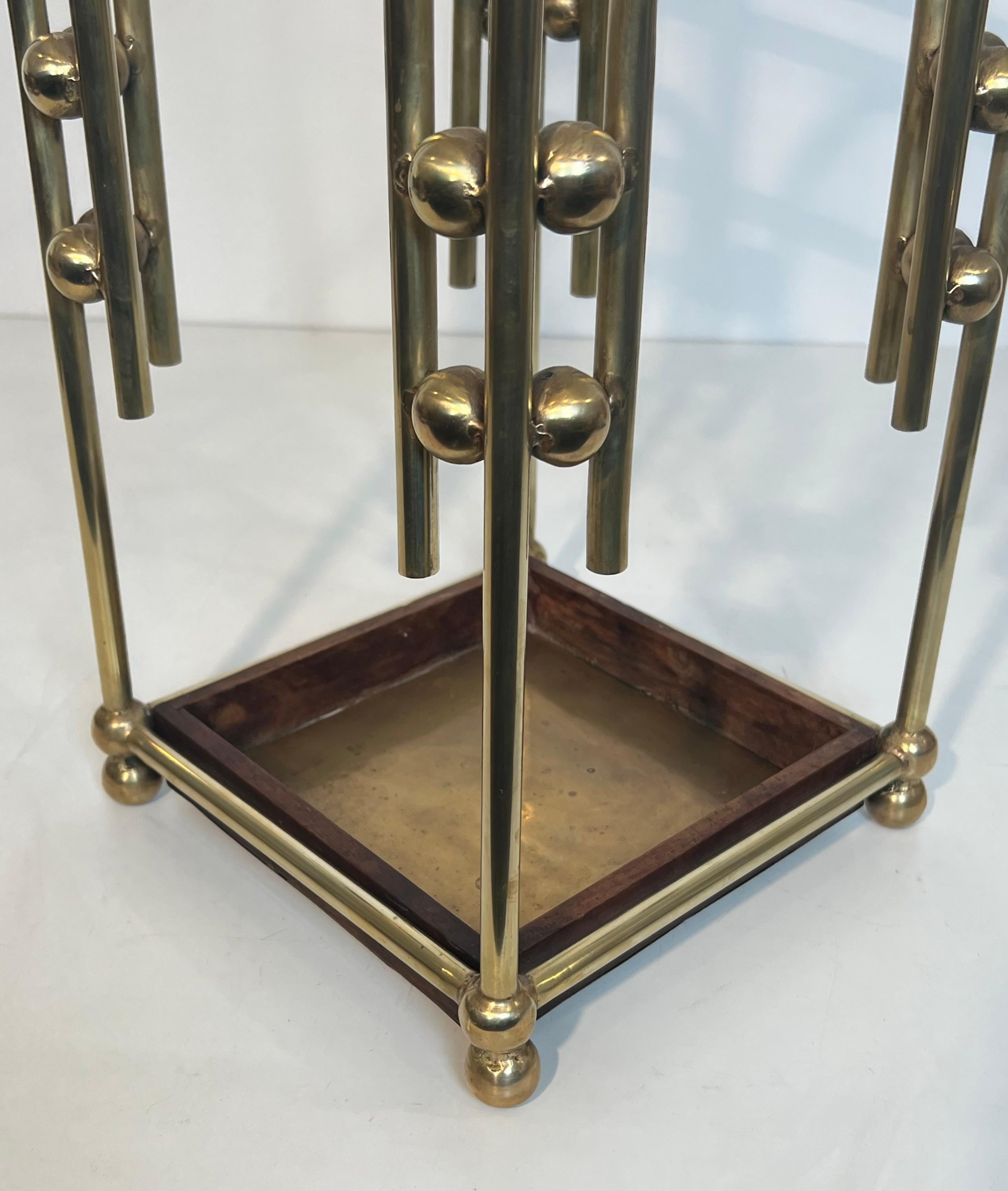 The Modernist Brass Umbrella Stand in the Style of Joseph Hoffmann (en anglais) en vente 10