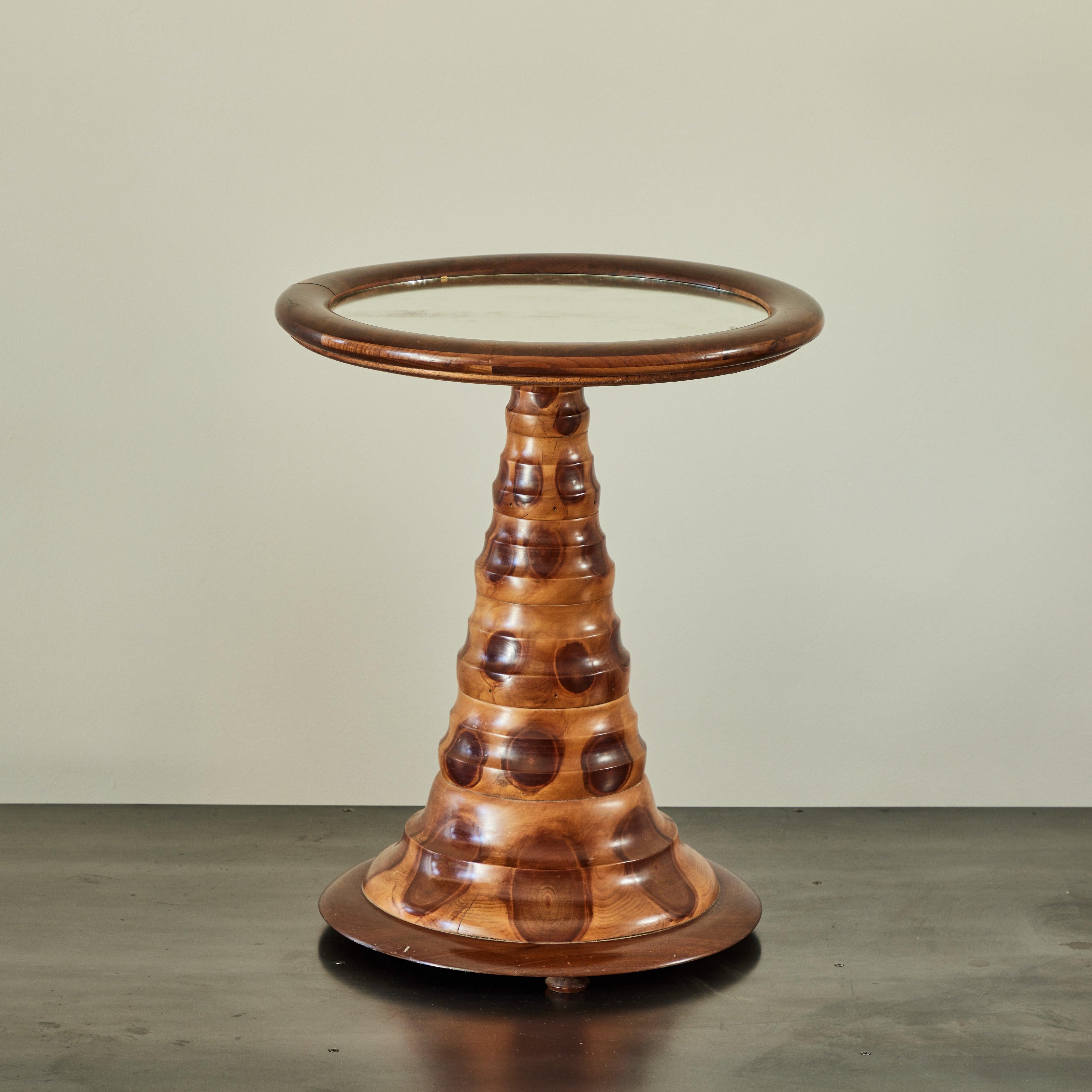Organic Modern Modernist Brazilian Wood Occasional Table