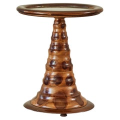 Modernist Brazilian Wood Occasional Table