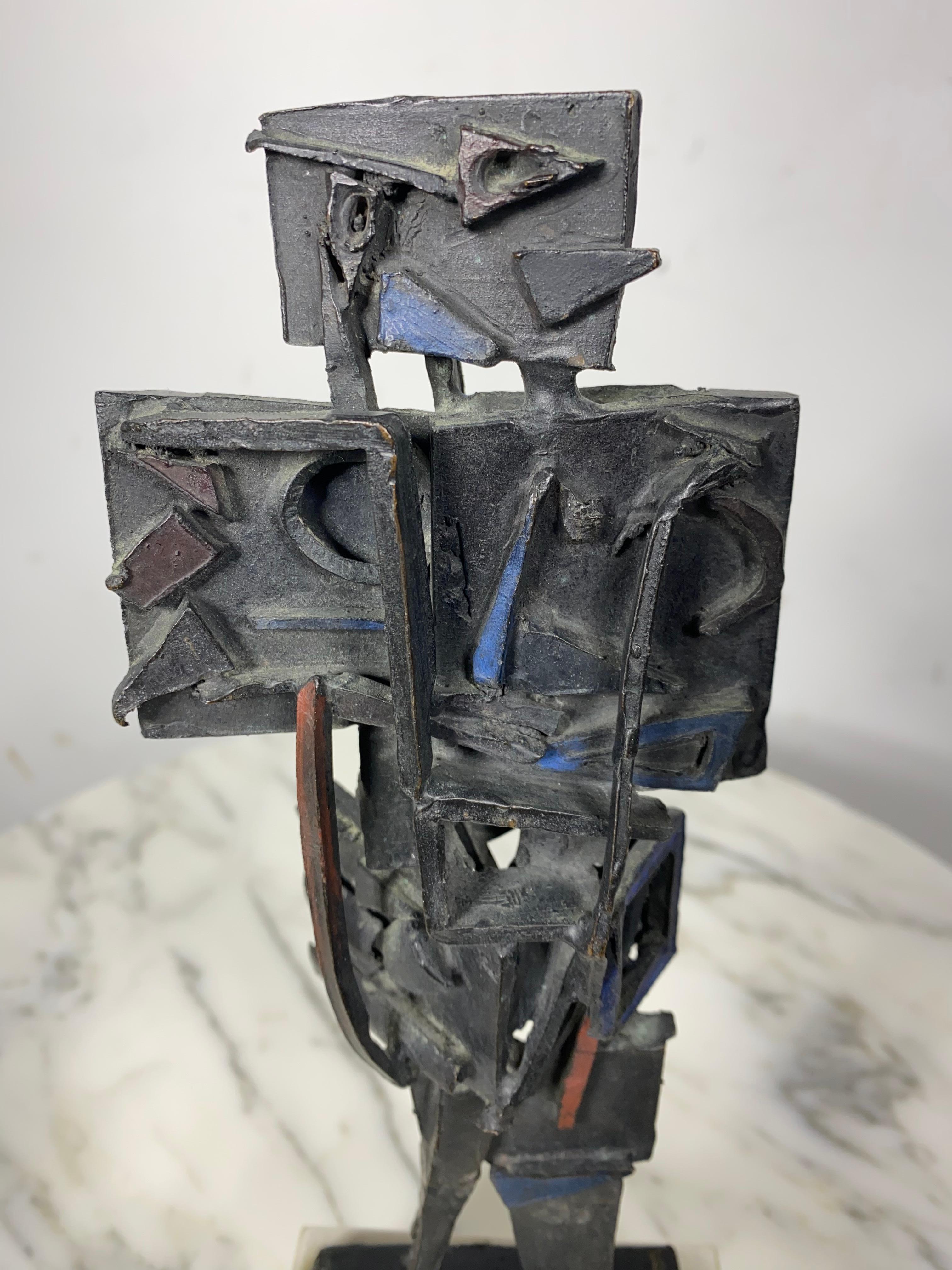 Modernist Bronze and Marble Sculpture by Abbott Pattison.. Picasso 