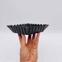 Modernist Bronze Ashtray Dish Catchall Israel