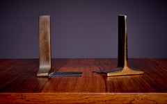 Modernist Bronze Bookends by Ben Seibel, US, 1950s