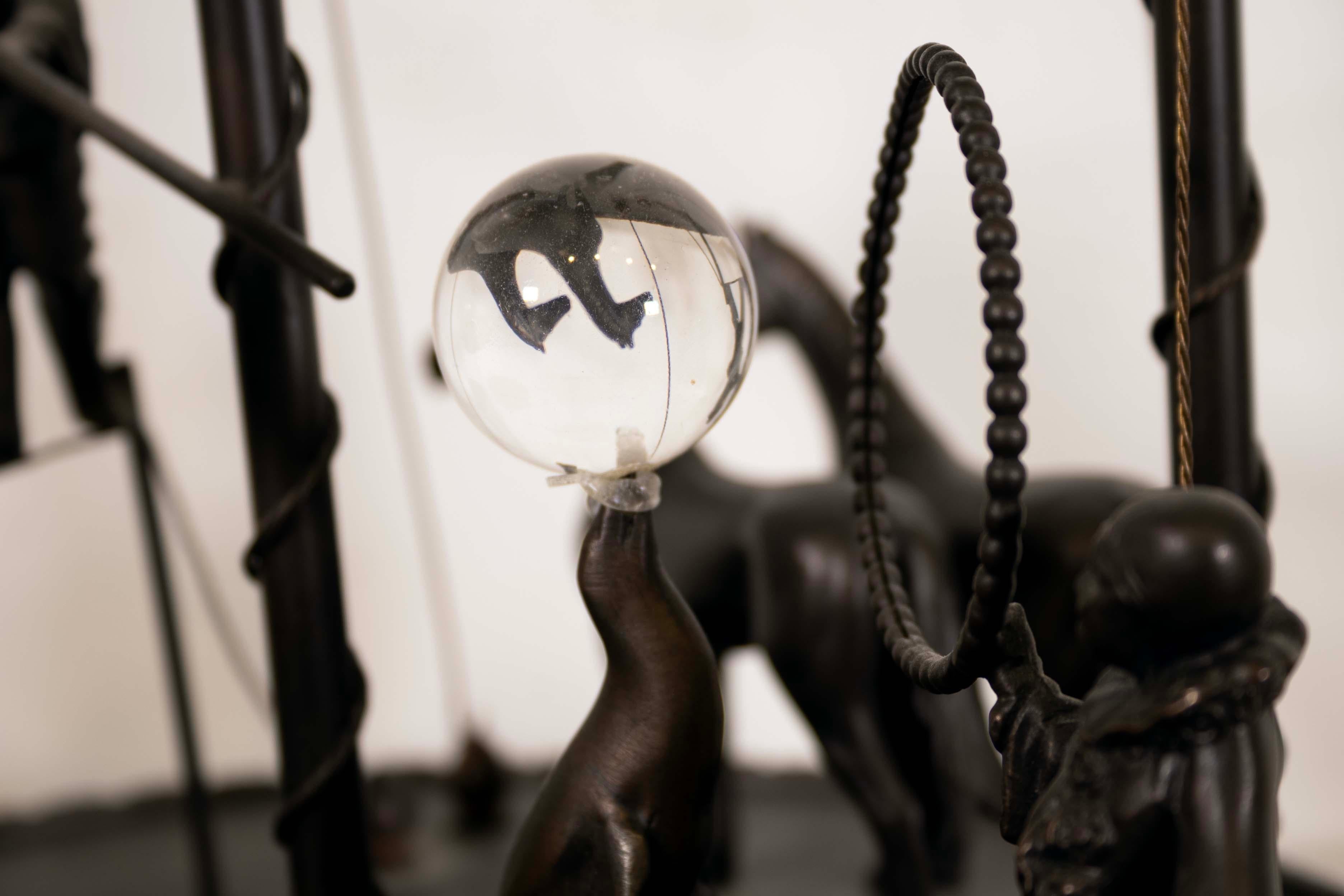  Modernist Bronze Circus Ring Le Grand Chapiteau Sculpture  For Sale 2