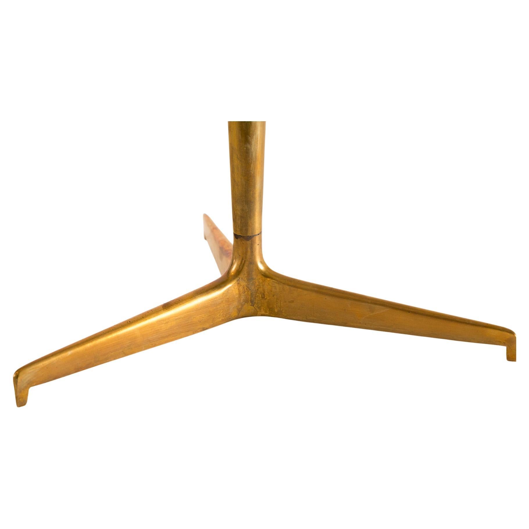Brass Modernist Bronze Drinks Table, Contemporary For Sale