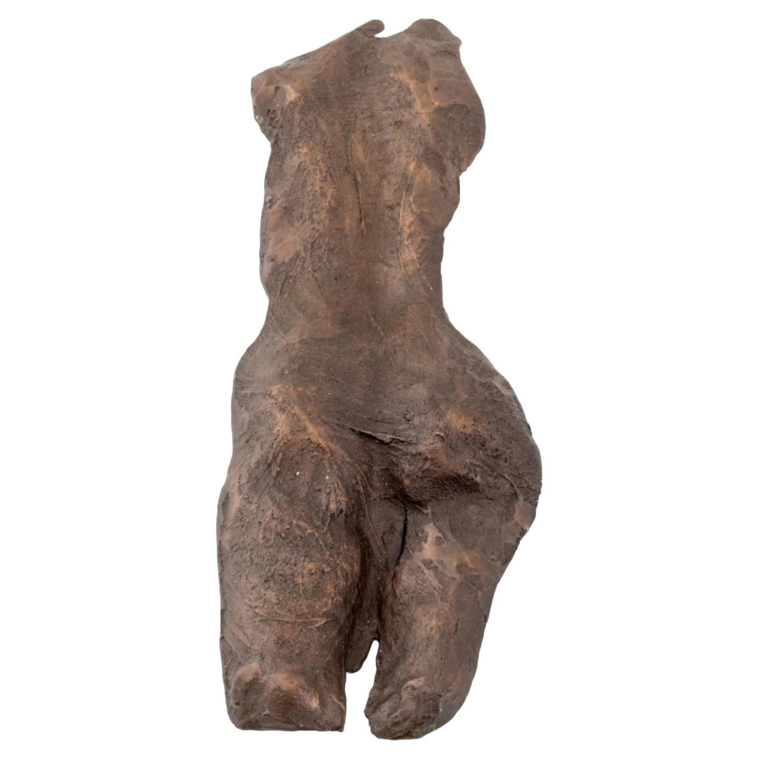 Modernist Bronze Female Nude Back For Sale