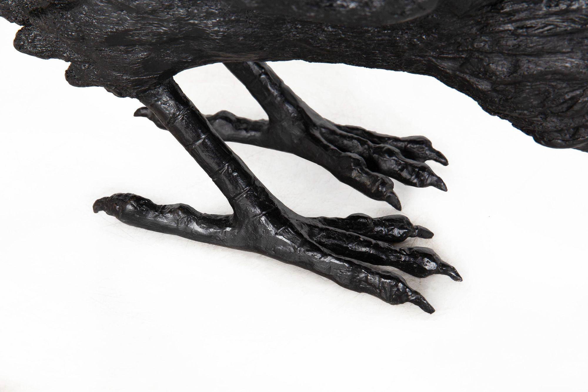 Modernist Bronze Life-Size Sculpture “Raven VII B” by Jim Eppler ca. 2005 For Sale 7