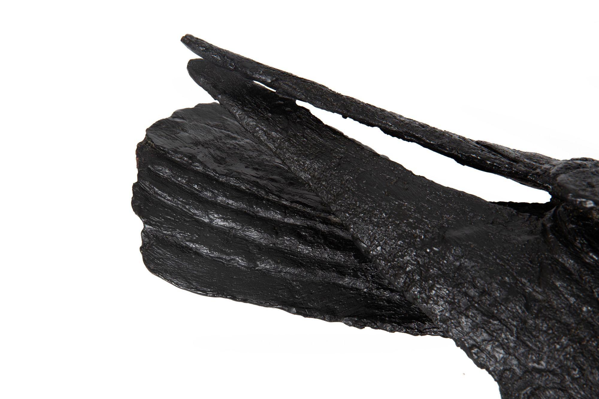 Modernist Bronze Life-Size Sculpture “Raven VII B” by Jim Eppler ca. 2005 For Sale 8