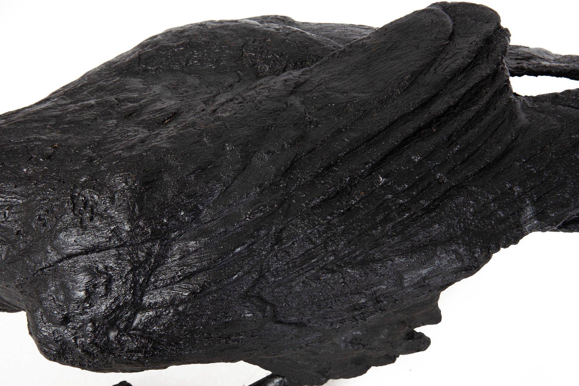 Modernist Bronze Life-Size Sculpture “Raven VII B” by Jim Eppler ca. 2005 For Sale 9