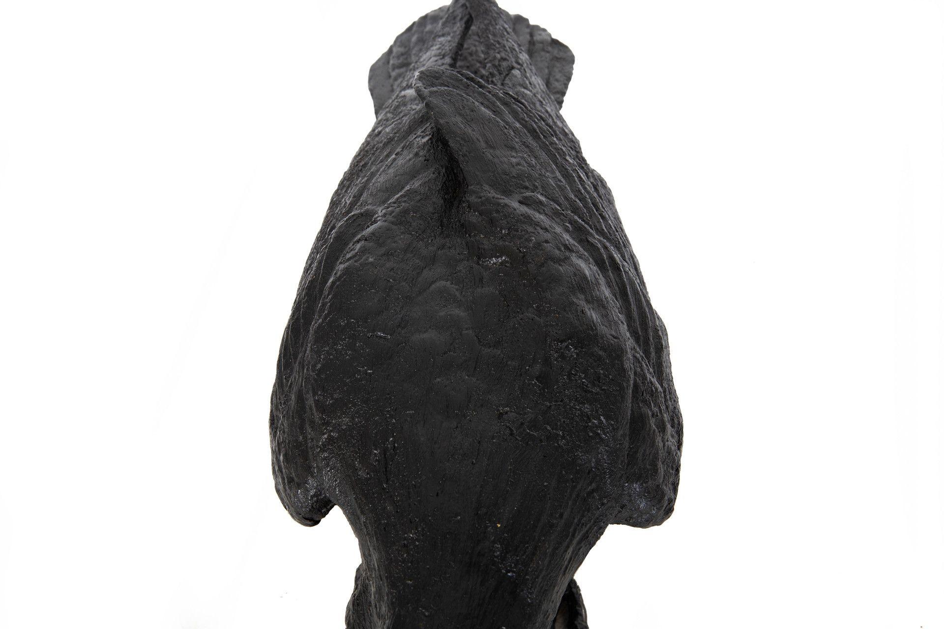 Modernist Bronze Life-Size Sculpture “Raven VII B” by Jim Eppler ca. 2005 For Sale 10