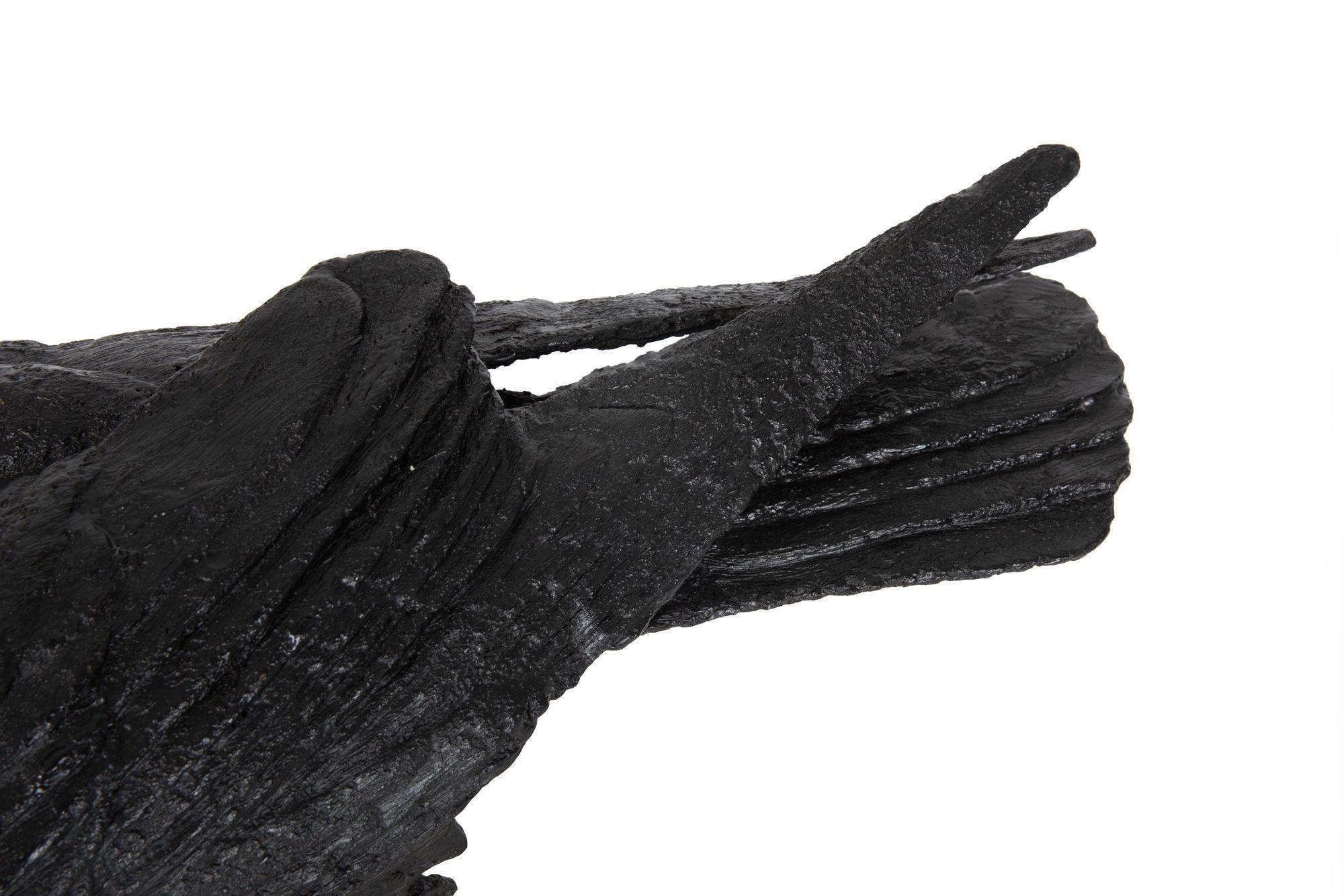 Modernist Bronze Life-Size Sculpture “Raven VII B” by Jim Eppler ca. 2005 For Sale 13