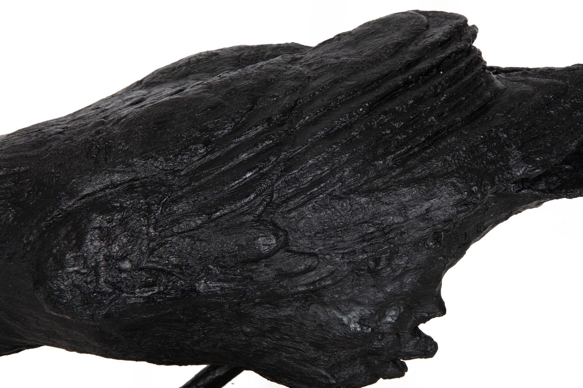 Modernist Bronze Life-Size Sculpture “Raven VII B” by Jim Eppler ca. 2005 For Sale 3