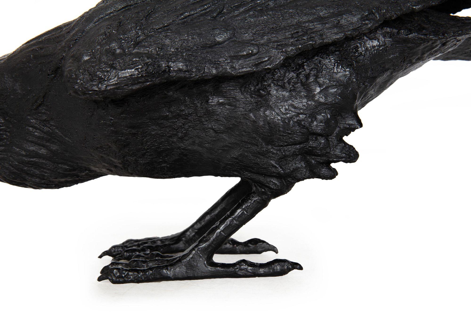 Modernist Bronze Life-Size Sculpture “Raven VII B” by Jim Eppler ca. 2005 For Sale 4