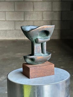 Scultura modernista in bronzo di Bengt Malmquist