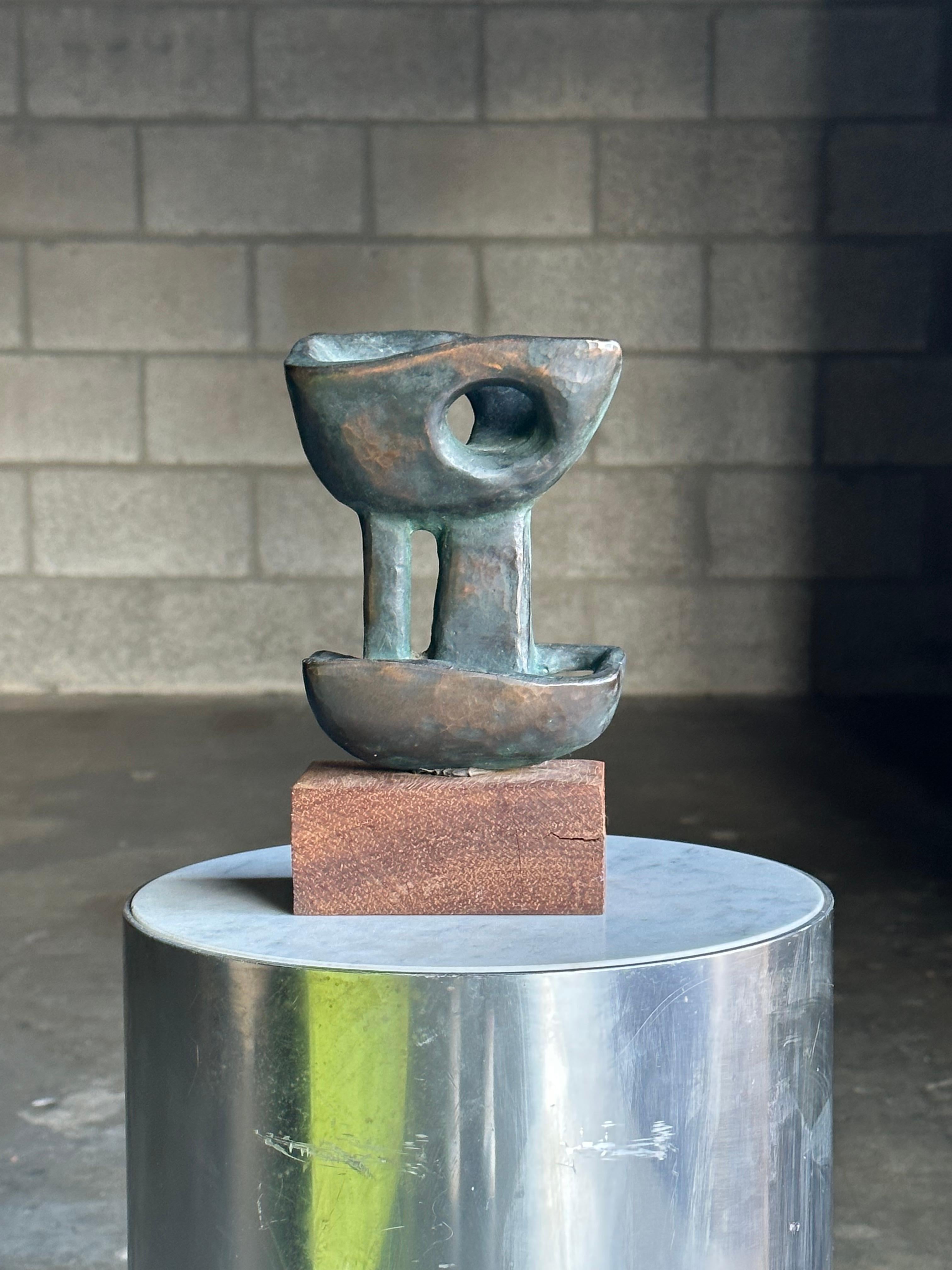 Modernist Bronze Sculpture by Bengt Malmquist For Sale 1