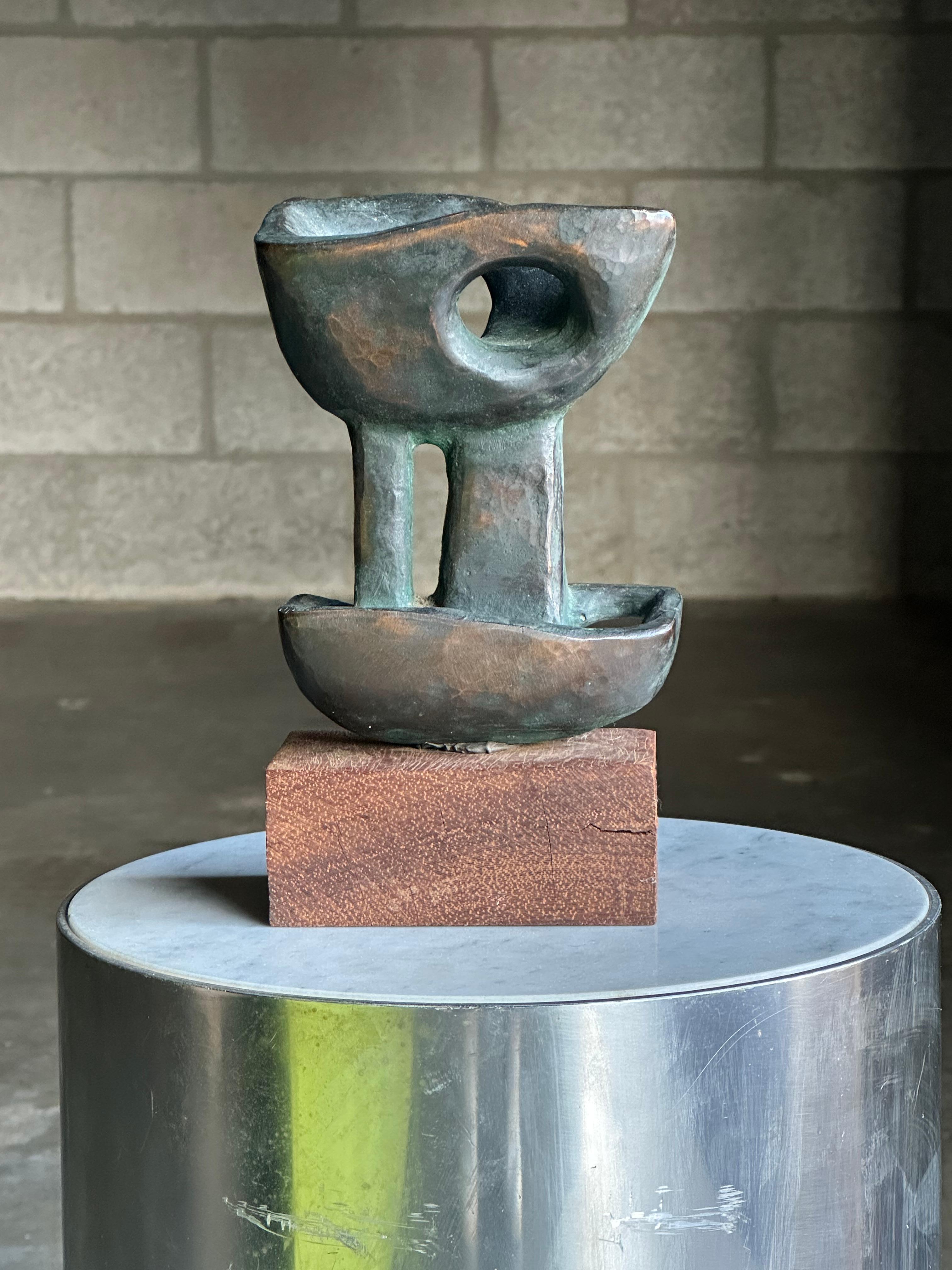 Modernist Bronze Sculpture by Bengt Malmquist For Sale 2