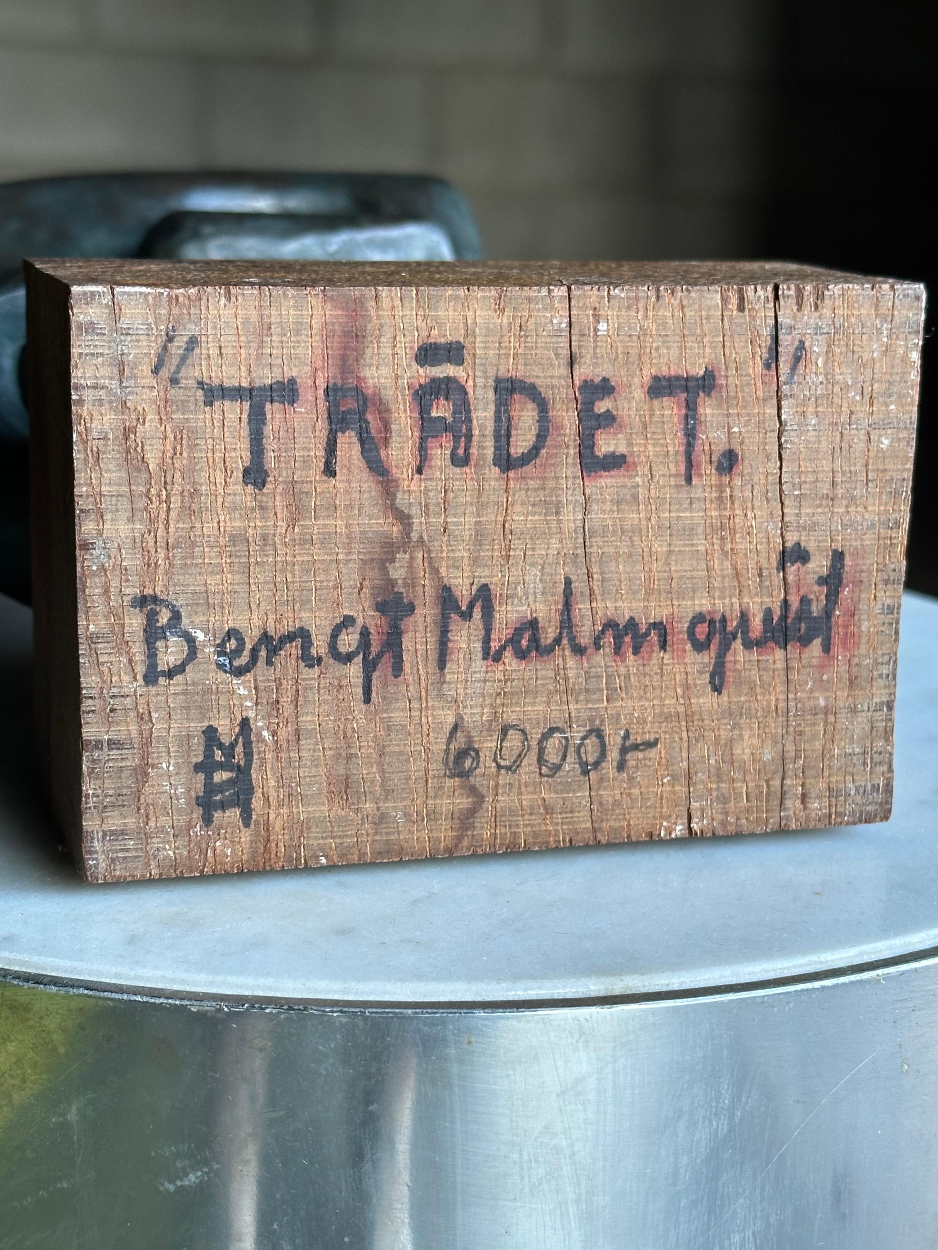 Modernist Bronze Sculpture by Bengt Malmquist For Sale 3