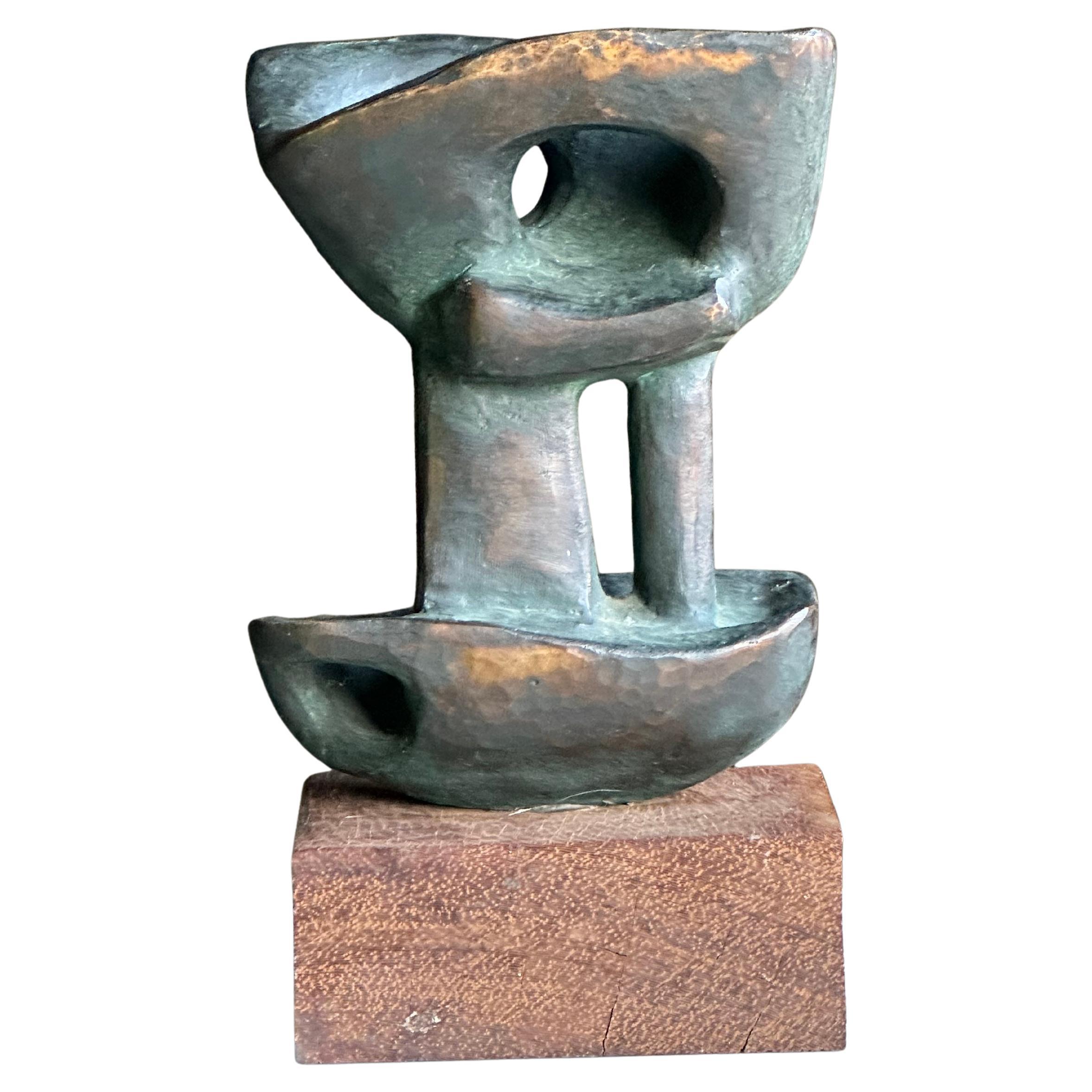 Modernist Bronze Sculpture by Bengt Malmquist