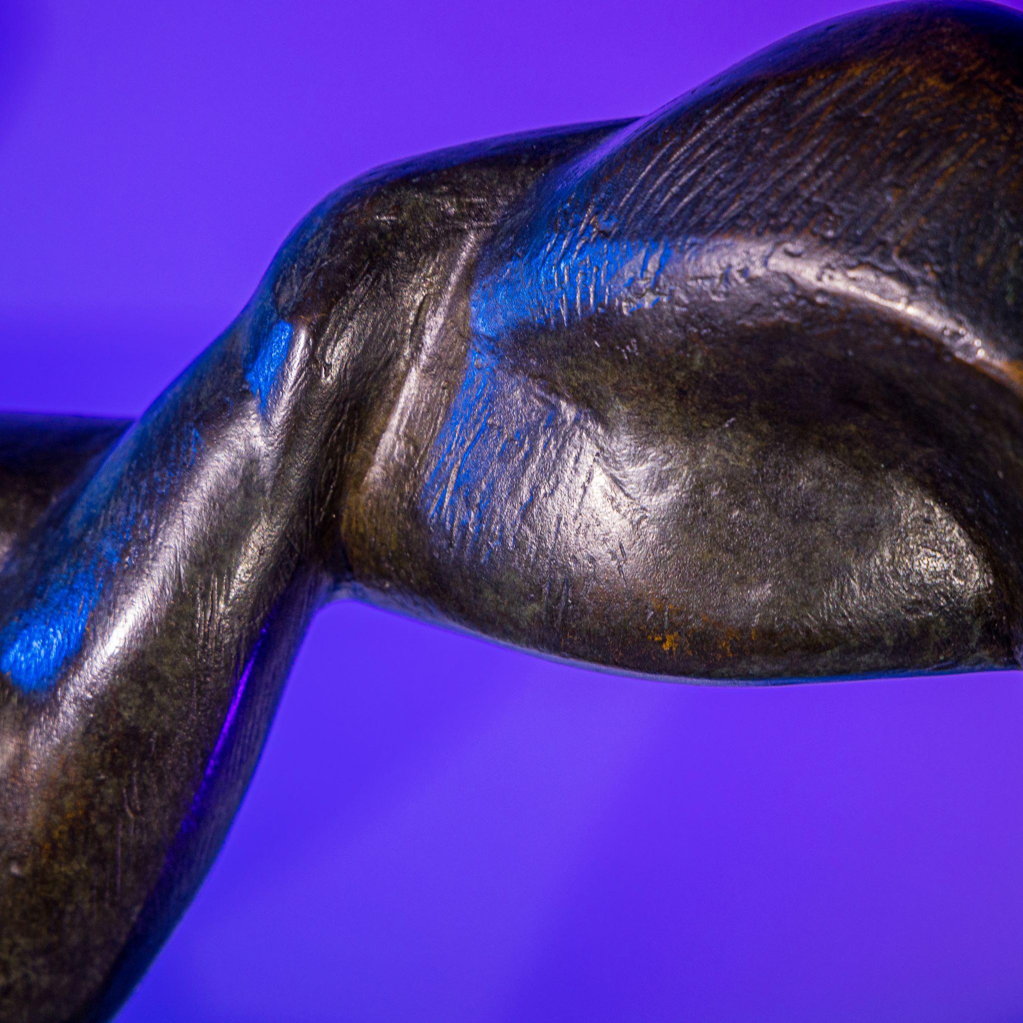 Scultura modernista in bronzo di Henri Delcambre In condizioni buone in vendita a New York, NY