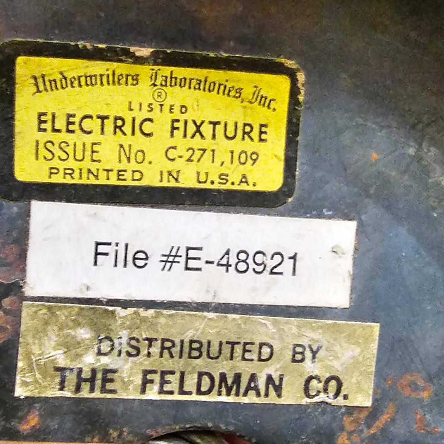 Modernist Brutalist Gold Chandelier Tom Green for Feldman For Sale 12