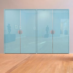 Modernist Built-in Wardrobe in Handcrafted, Glossy Lacquered Wood, Germany, 2018