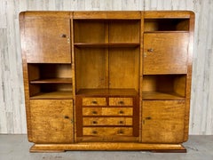 Cabinet moderniste en bois de ronce