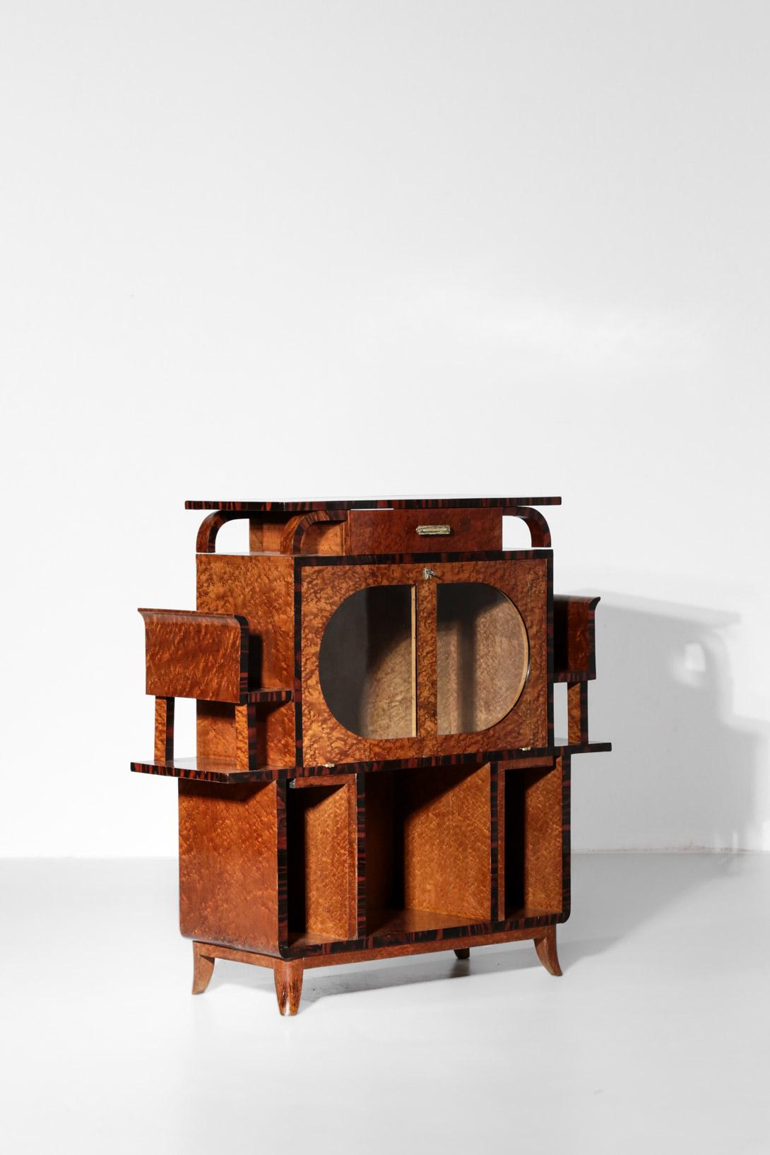 Modernist Cabinet 1940s, Vittorio Dassi Style For Sale 4