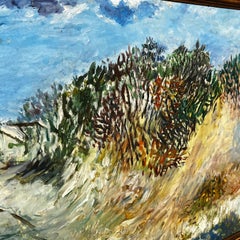 Modernist Cape May Beach Dunes Painting by Adams Wirt Garrett, Dated 1949