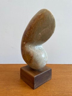 Modernist Carved Stone Abstract Sculpture