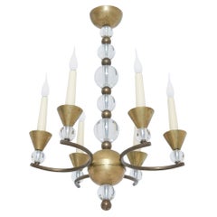 Modernist Ceiling Light by Jacques Adnet (1900-1984)