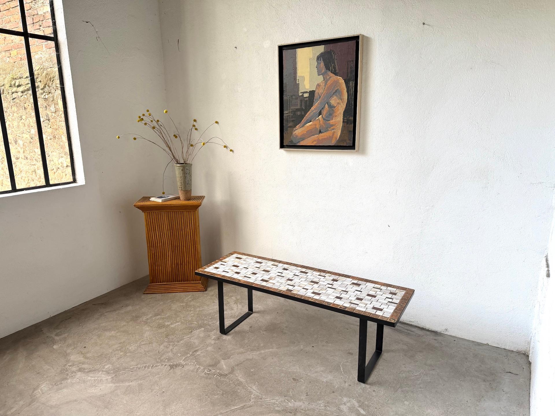 Modernist ceramic coffee table, circa 1960 For Sale 12