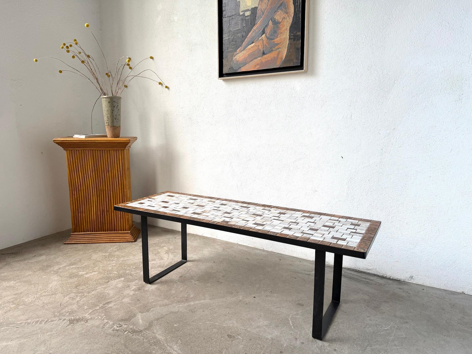 Mid-20th Century Modernist ceramic coffee table, circa 1960 For Sale