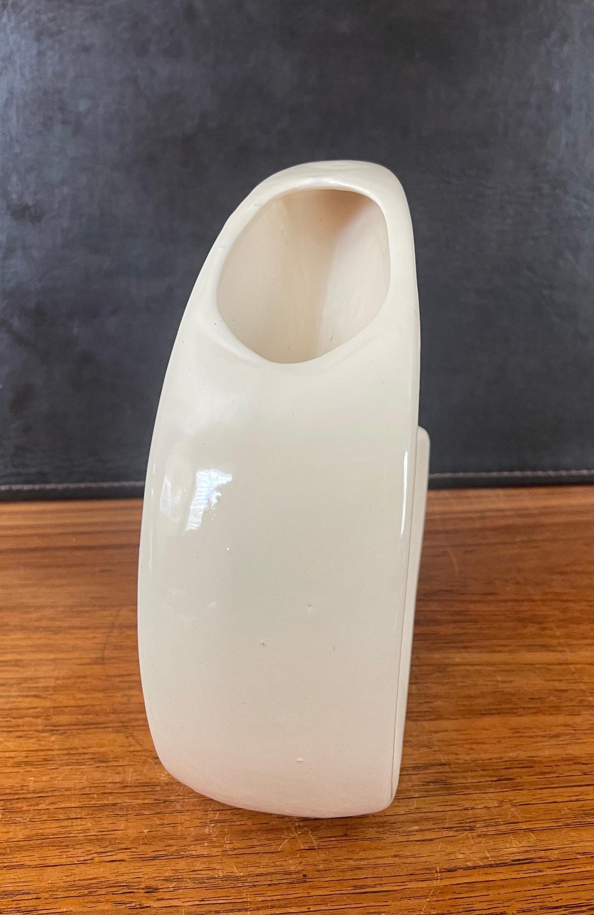 Modernist Ceramic Ikebana Vase For Sale 1
