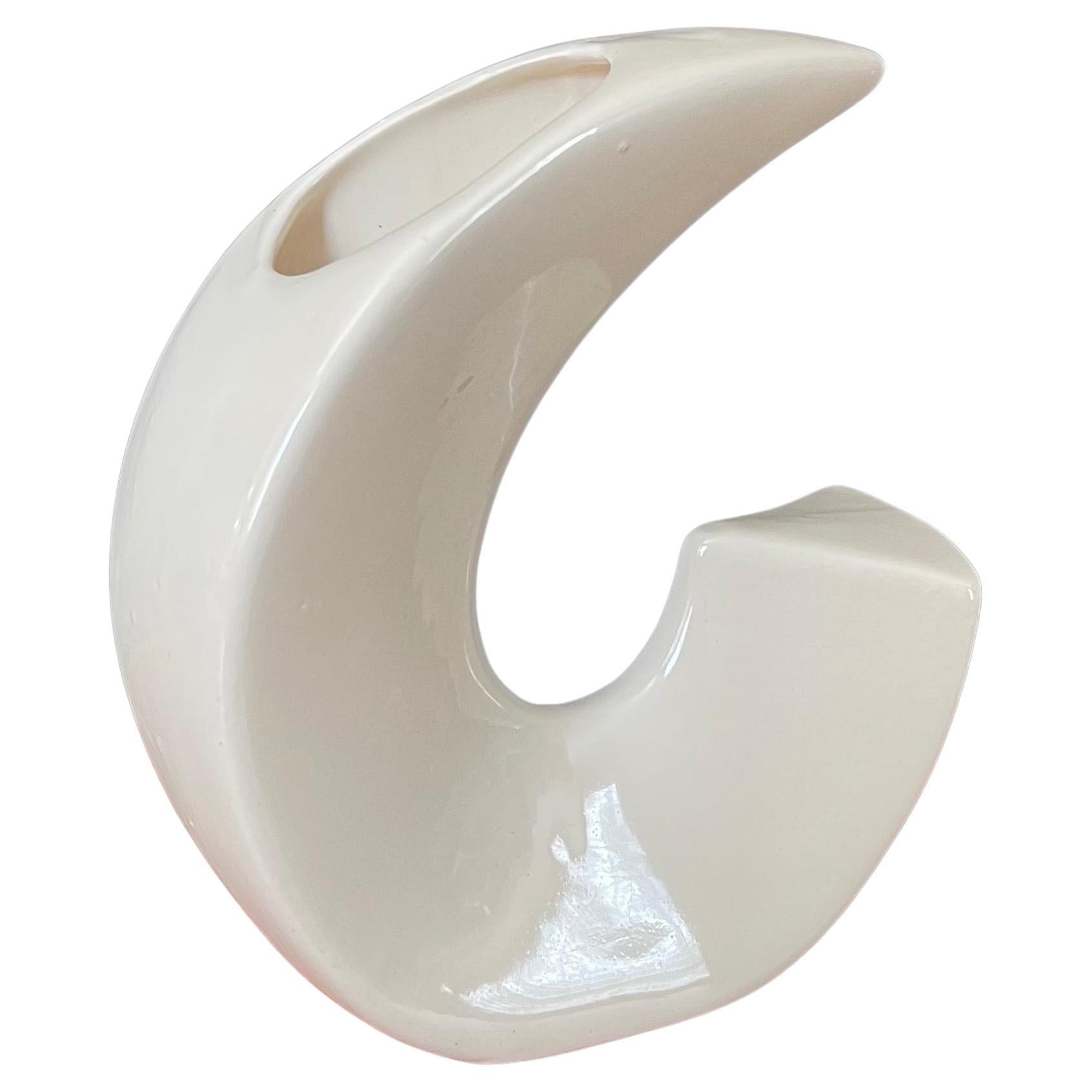 Modernist Ceramic Ikebana Vase