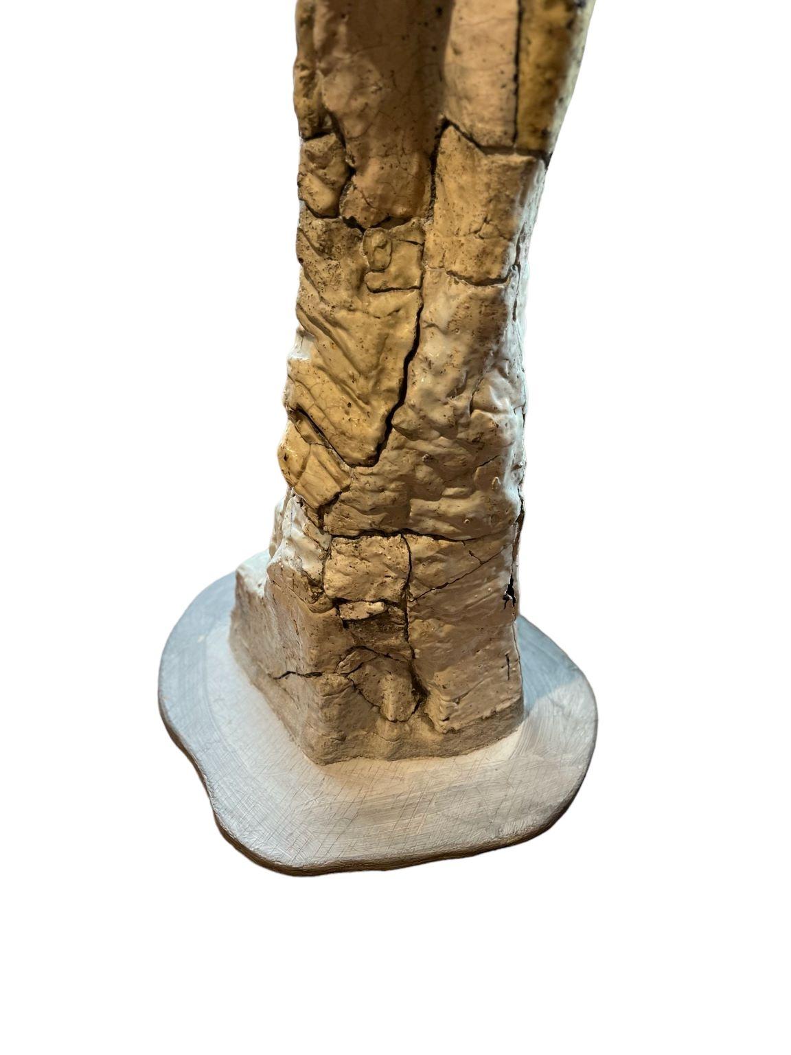 Modernistische lebensgroße Keramik-Skulptur  Restoration of Hope von Dan Snyder 1982 (Glasiert) im Angebot