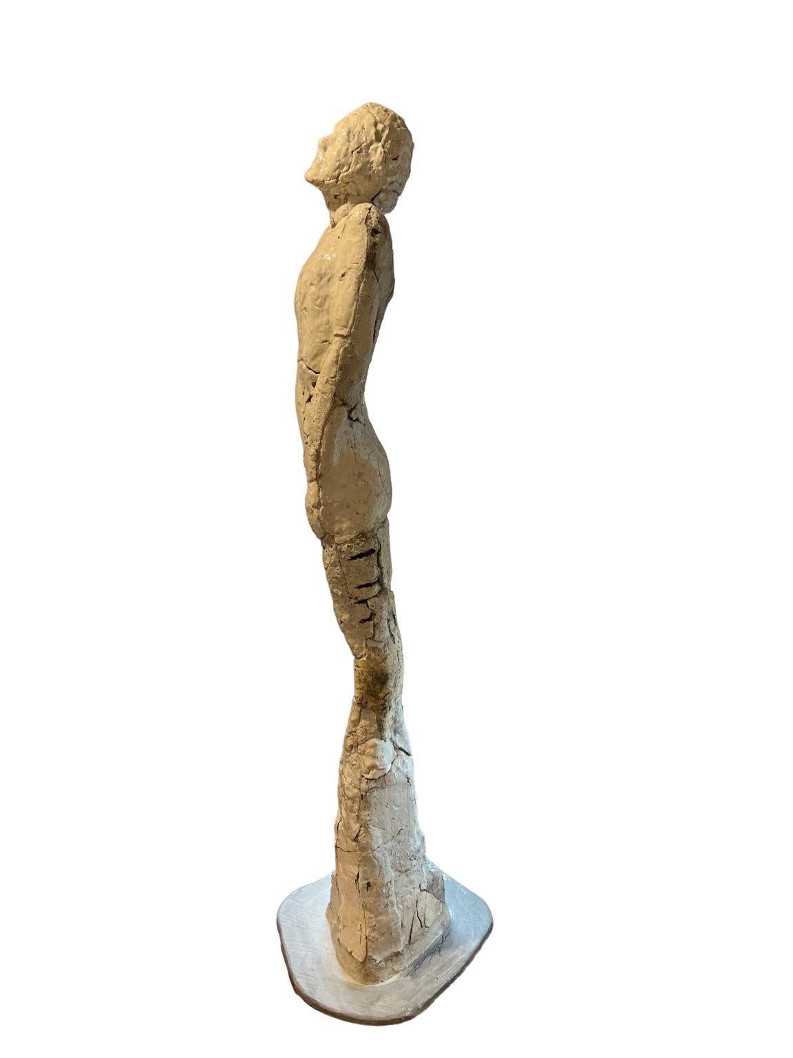 Modernistische lebensgroße Keramik-Skulptur  Restoration of Hope von Dan Snyder 1982 im Zustand „Gut“ im Angebot in Bernville, PA
