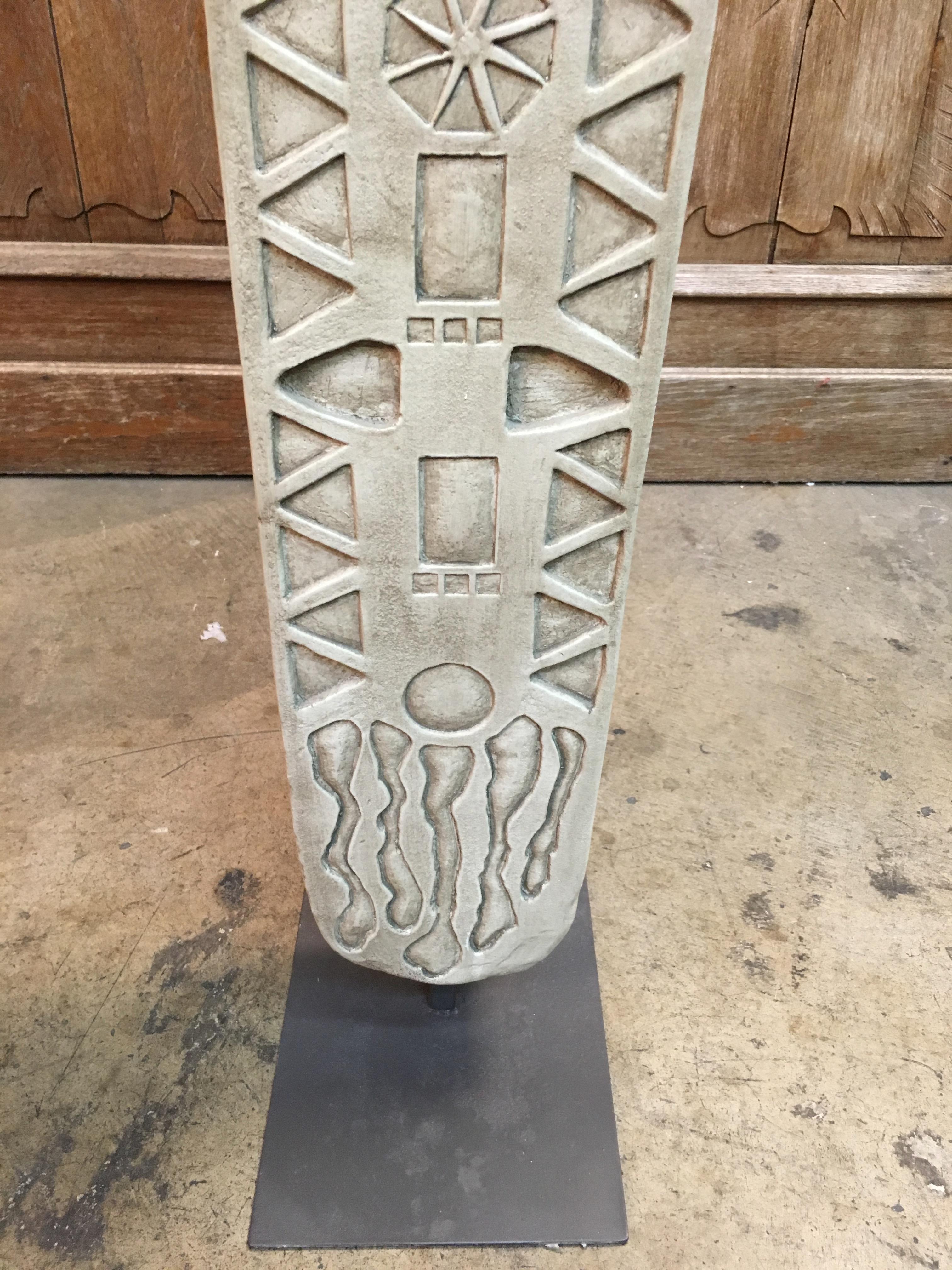 Modernist Ceramic Owl Totem 1